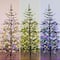 6ft. Pre-Lit Fresh Cut Fir Artificial Natural Christmas Tree, Color Changing LED Lights